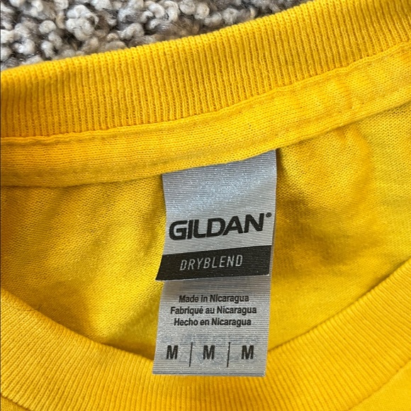 Disney Yellow Graphic Tee with Castle Design - Picture 2 of 3